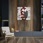 【御畫房】民俗系列三 國家一級畫師手繪油畫80×80cm(VF-184), , large