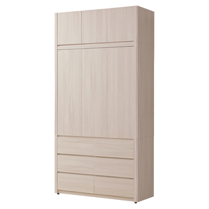 【唯熙傢俱】馬修斯橡木白4x8.2尺衣櫃