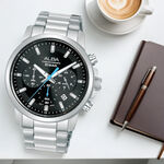 ALBA 雅柏 ACTIVE 三眼計時手錶-42mm AT3J57X1/VD53-X399D, , large
