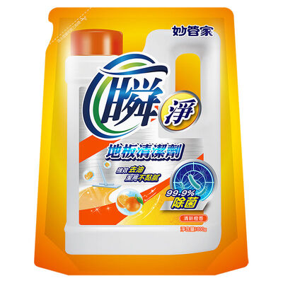 妙管家瞬淨地板清潔劑(補)-清新橙香