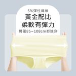 【伊柔 EVEROY】經典舒適純棉高腰內褲 M-2XL/Q加大尺碼內褲 9817-71 黃, , large