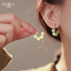【Gulicc】古莉可 耳環 圓潤飽滿 中式氣質耳環
