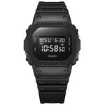 CASIO 卡西歐 G-SHOCK 經典全黑電子錶 學生錶 百搭手錶 DW-5600UBB-1, , large
