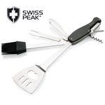 [桃品國際] Swiss Peak barbecue 7合1戶外烤肉工具組, , large