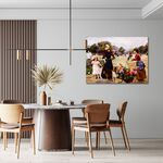 【御畫房】鮮花少女 國家一級畫師手繪油畫60×80cm(VF-03), , large