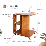 【Hampton 漢汀堡】青森置物實木邊桌-柚木色, , large