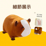 【啾愛你】趣味豚鼠絨毛玩具25cm -坐姿白紋蘑菇款, , large