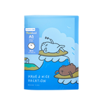 uglyrabbit A5 20-Hole Loose-Leaf Notebook-Blue, , large