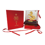 [春佰億]鉑麗星Blissin 黃金飾品鑄件擺件-馬到成功 紫銅足金 鴻圖大展旗開得勝橫掃千軍馬上賺錢 辦公財位招財轉運送禮開幕禮品, , large