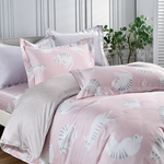 【Betrise】Jumping cat | C Energy Series 100% Austrian Tencel™ Light-quenched Graphene Four-piece Duvet Bedding Set-Double, , large