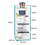2pull-out panel, 2 drawers,5-tier rice bucket storage rack, , large