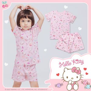 (多款)三麗鷗 Kitty純棉短袖套裝【旺達棉品】KT-NF001