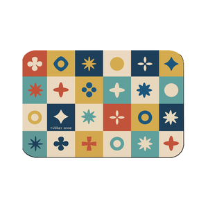 【Monster】 Soft Diatomaceous Earth Sink Draining Mat Language of Tiles  (45x30cm) –Vivid Hue