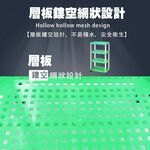 金德恩 GS MALL 台灣製造 四層網狀置物收納車 置物車 收納車 四層推車 四層收納車 四層收納 手推車 推車, , large