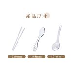 【哩皿食器】台灣製  食品級Tritan 循環筷單雙入(附筷盒), , large