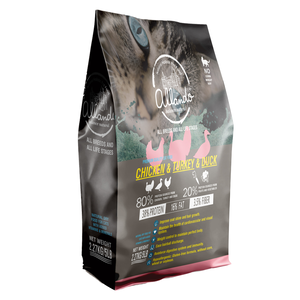 【Allando 奧藍多】天然全方位無穀貓糧2.27kg-雞肉+火雞肉+鴨肉口味