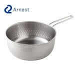 日本Arnest 日本製不銹鋼雙口雪平鍋-20cm(2.4 L / 電磁爐可用 / IH爐 /不挑爐具 /單手鍋), , large