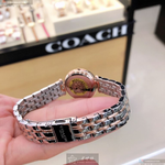 [星晴錶業]COACH手錶,26mm,CH00078銀色錶面玫瑰金錶殼金銀相間精鋼錶帶款, , large