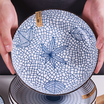 8吋陶瓷深盤【20款可選】陶瓷 圓盤 菜盤 濃湯盤 水餃盤 牛排盤 沙拉盤 水果盤 北歐風 卡通 赫本風 陶瓷盤 田園風 盤子, , large