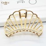 【Gulicc 】古莉可 髮夾 韓系金屬大號貝殼髮夾, , large