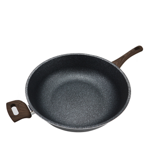 優得二代麥飯石不沾深型炒鍋-34cm-1支