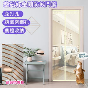 Magnetic screen door