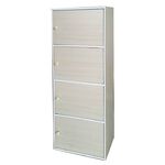 Four-door cabinet (white maple), , large