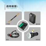 [HANLIN]-POW4-(智能4槽18650電池充電器)#現貨 18650 電池 充電器 燈號提示 USB, , large