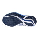 [秉宸] MIZUNO WAVE RIDER 28 男慢跑鞋 超寬楦 運動鞋 白藍 J1GC240401, , large
