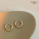 【Gulicc 】古莉可 耳環 韓國Y2K素圈扭曲耳環, , large