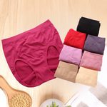 [SHIANEY]Taiwan-Made Plus-Size High-Waist Stretch Seamless Panties, , large