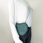 【M2nd】 Ostrich wallet with chain, , large