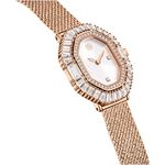 SWAROVSKI 施華洛世奇 Matrix 方形切割水晶八角米蘭帶手錶 女錶-玫瑰金/30x25mm(5732497), , large