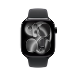 Apple Watch S11 GPS 46mm 曜石黑色鋁金屬錶殼 搭黑色運動錶帶 M/L _ 台灣公司貨 + 專用 (錶貼 & 錶套), , large