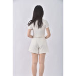 (M) fashion girl高腰質感杏色短褲二手衣, , large