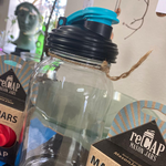 Ball® 32oz/950ml 寬口梅森罐飲料隨行杯-藍黑色 reCAP Mason Jars Lid POUR cap 全新升級防漏/飲料隨行杯/提把蓋/飲料蓋/冷水壺, , large