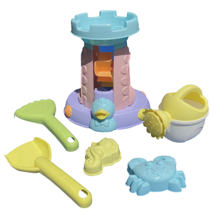 【沙灘玩具】SOAK萌萌鴨沙灘桶7件組-顏色隨機出貨