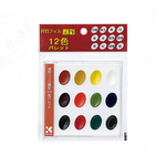 【Kuretake 吳竹】顏彩調色盤 12色 /盒 KG204-4(日本品牌), , large