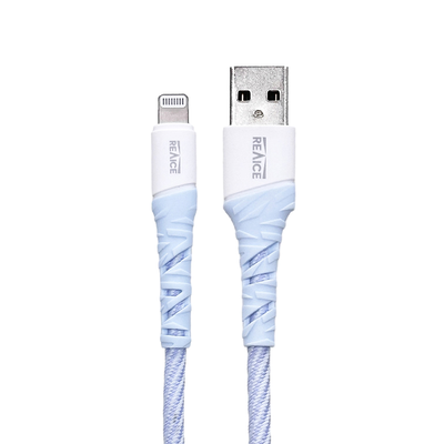 【臺陞科技】REAICE USB-A to Lightning 1.2M 耐磨編織傳輸充電線 二入組 /多色可選
