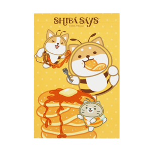 【PENROTE 筆樂】柴語錄便條紙-點心系列 黃