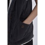 (S) gum質感連帽藍色外套二手衣, , large