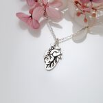 【Angel & Me】生命之心 愛心 心臟 s925 純銀 項鍊 生日 禮物, , large