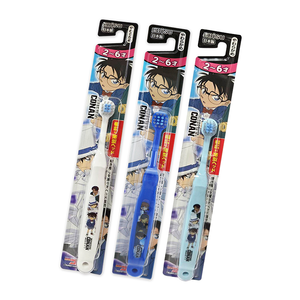 日本製 EBISU 兒童牙刷-名偵探柯南-2~6歲-6支