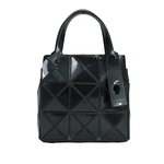 ISSEY MIYAKE BAO BAO CARAT 3X3 亮面手提小方盒/黑色, , large