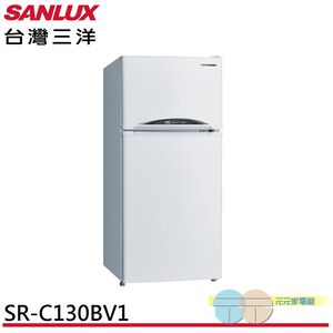 SANLUX 台灣三洋 129公升 雙門變頻冰箱 SR-C130BV1
