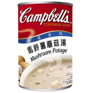 Campbells condensed soup Mushroom Potag