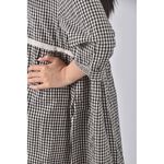 (XL) charliy韓牌質感格紋黑色洋裝二手衣, , large