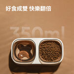 Maogougo貓狗購 ✨總代理現貨免運✨ VOOCOO蔚刻 波浪雙碗 寵物碗 貓碗 狗碗 水碗 餵食碗 貓咪碗 飼料碗, , large