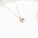 【Angel & Me】梅花 Plum Flower s925 純銀 厚鍍 18k 玫瑰金 項鍊 情人節 禮物, , large