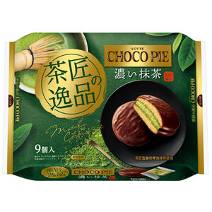 LOTTE 巧克力派分享包-茶匠濃抹茶風味